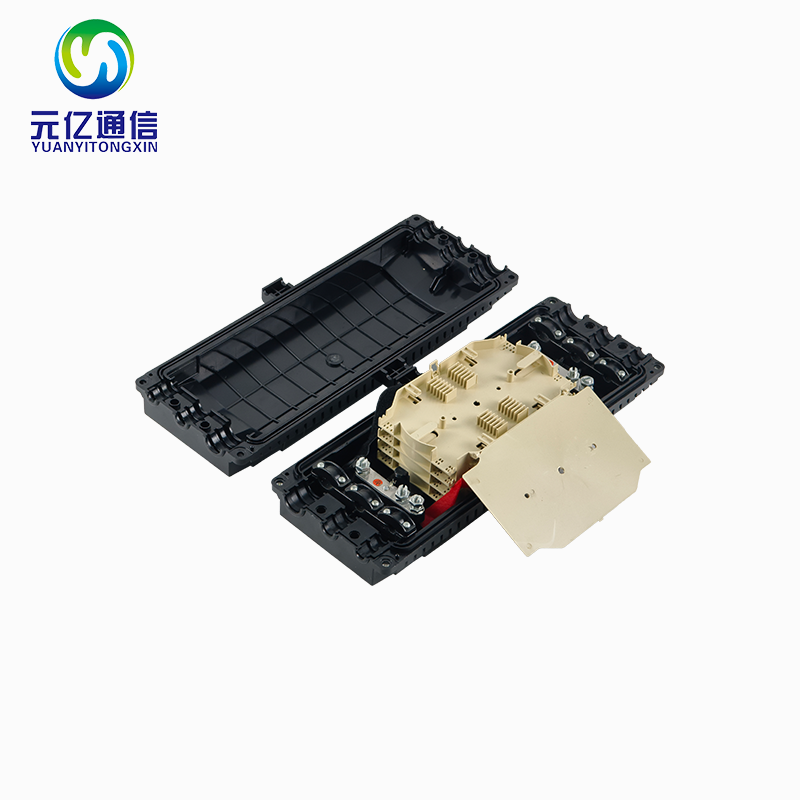 卧式接头盒3进3出24芯-96芯光缆接续盒