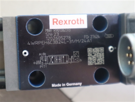 4WRPEH6C3B24L-3X/M/24A1 R901382313 力士乐REXROTH比例阀