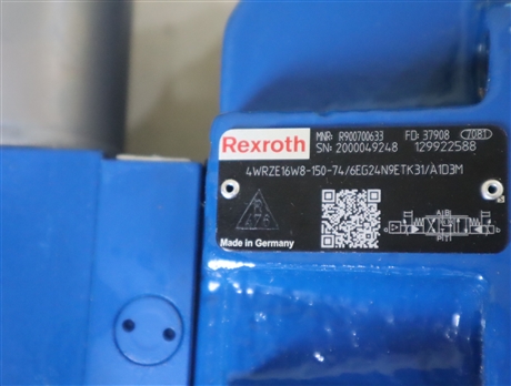 4WRZE16W8-150-7X/6EG24N9ETK31/A1D3M R900700633 REXROTH阀