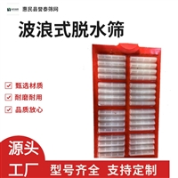 誉泰供应  聚氨酯波浪式脱水筛网 矿山洗煤厂用振动筛板 条缝筛