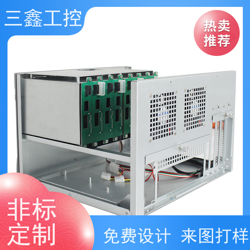 深 圳三鑫1U-4U工控机箱 五金外壳 支持ATX母板 LED指示 USB和PS/2接口 