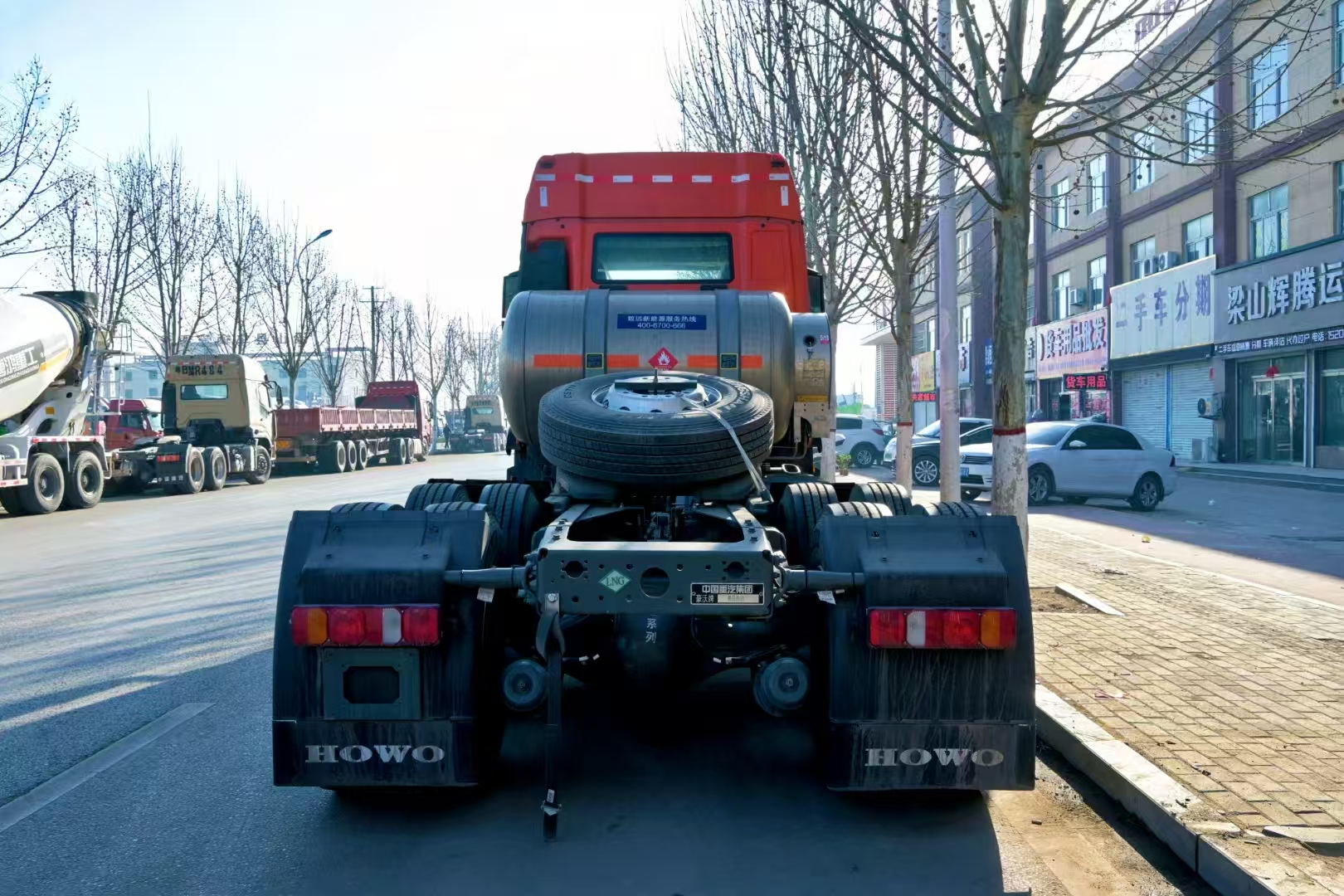 国六豪沃TX燃气车，潍柴13升480马力，重汽手动带夜缓，1350气瓶