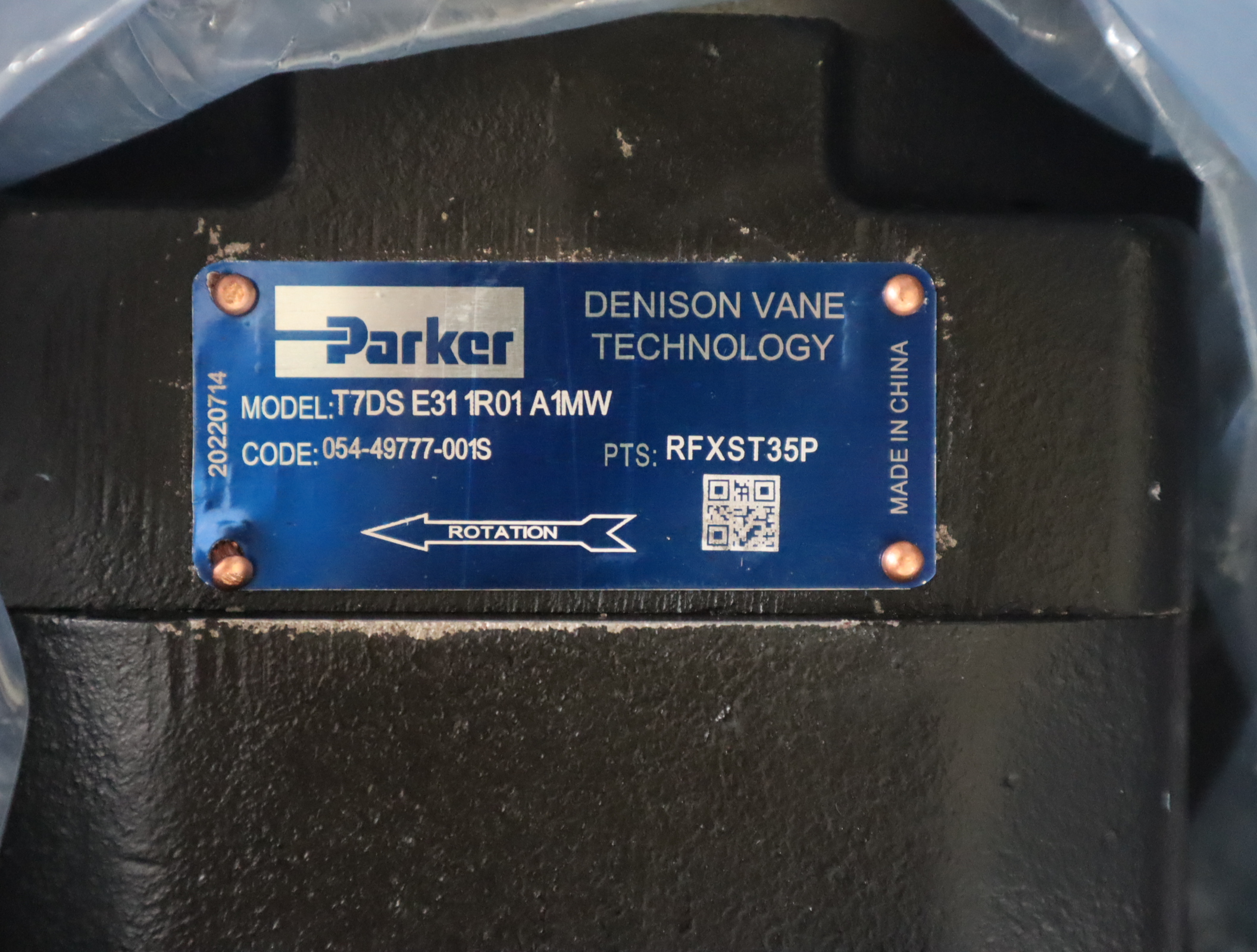 T7DS E31 1R01 A1 MW 054-49777-001S 派克PARKER 丹尼逊DENISON