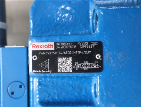 4WRZ16E150-7X/6EG24N9TK4/D3M R900701031 力士乐REXROTH比例阀