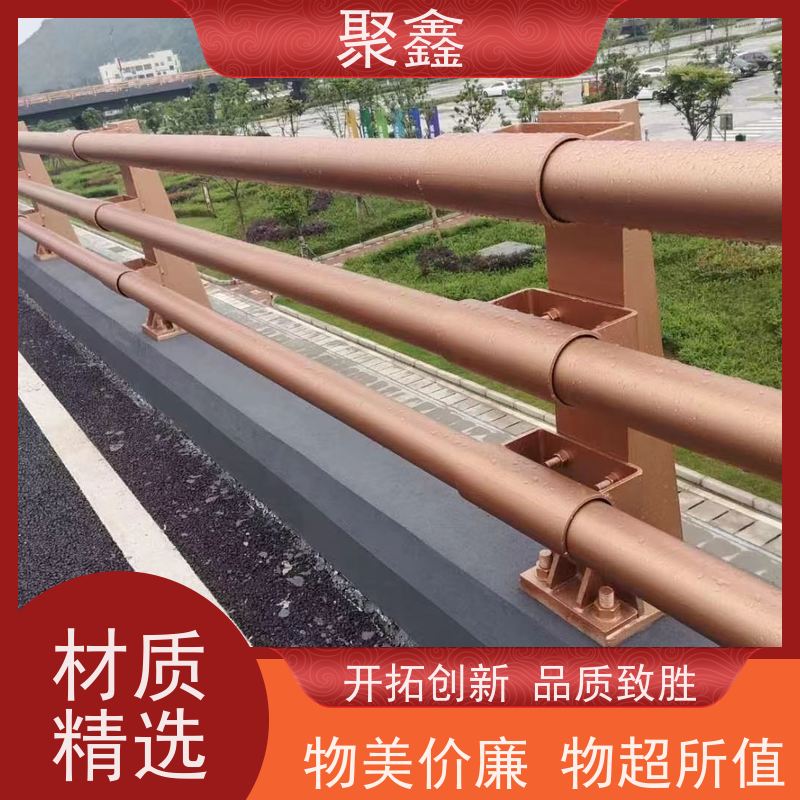 聚鑫 甘肃塑木护栏 火车站防护栏 安装简单 操作灵活