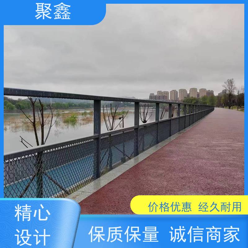 聚鑫 甘肃河道围栏 道路两侧防撞护栏 售后无忧 诚信经营