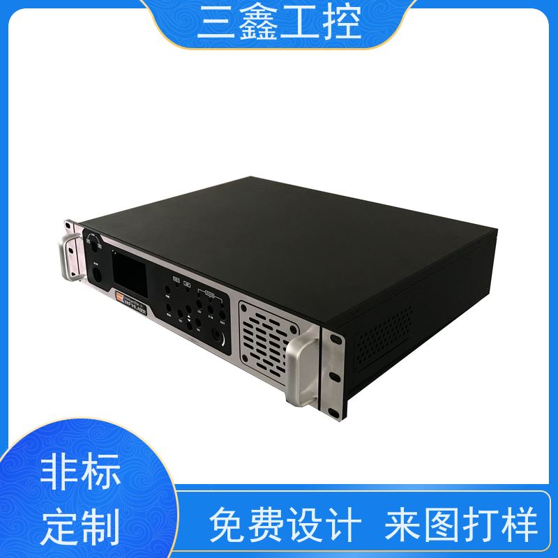 实体工厂机架式不锈钢配电箱  钣金外壳加工 多硬盘位 TY-4UX喷塑工艺