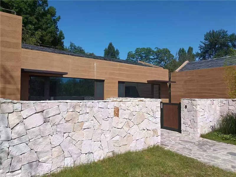 叠石艺境 白砂岩碎拼石厂家 白水晶蘑菇石 毛边文化石背景墙