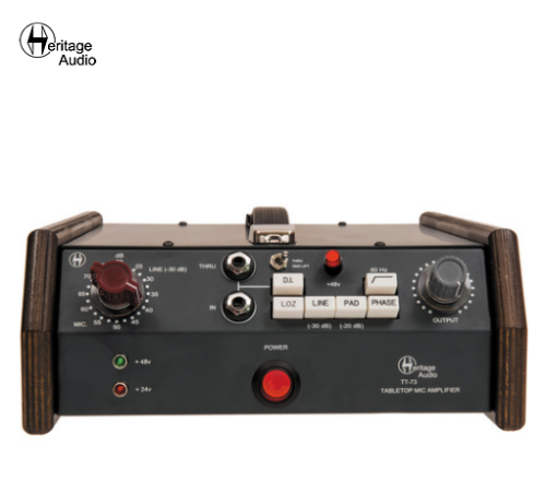Heritage Audio TT 73 桌面麦克风前置放大器