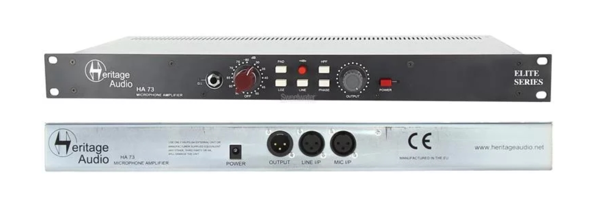 Heritage Audio 单通道话筒放大器 HA-73 ELITE