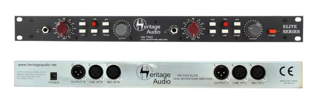 Heritage Audio 双通道话筒放大器 HA-73X2 ELITE