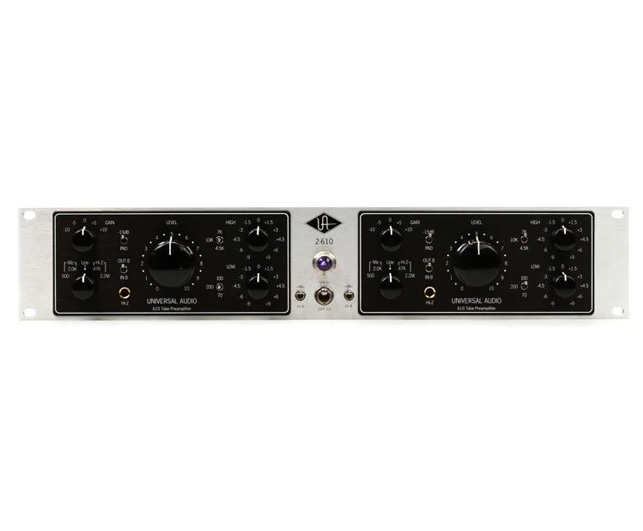 Universal Audio 2-610S 双通道电子管话放,带2段均衡器