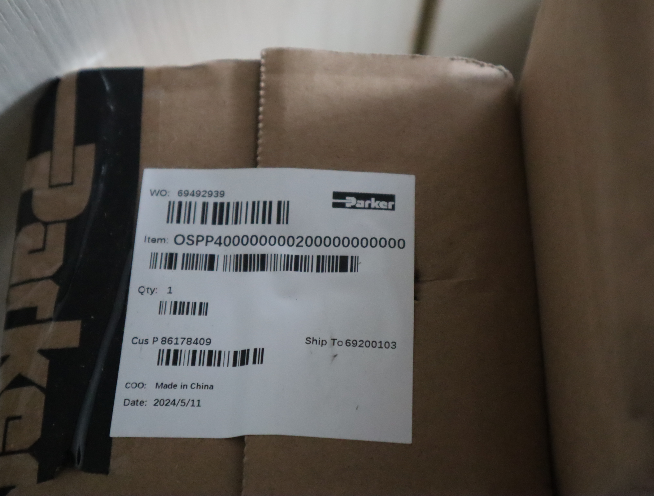 OSPP400000000200000000000 美国派克PARKER气缸