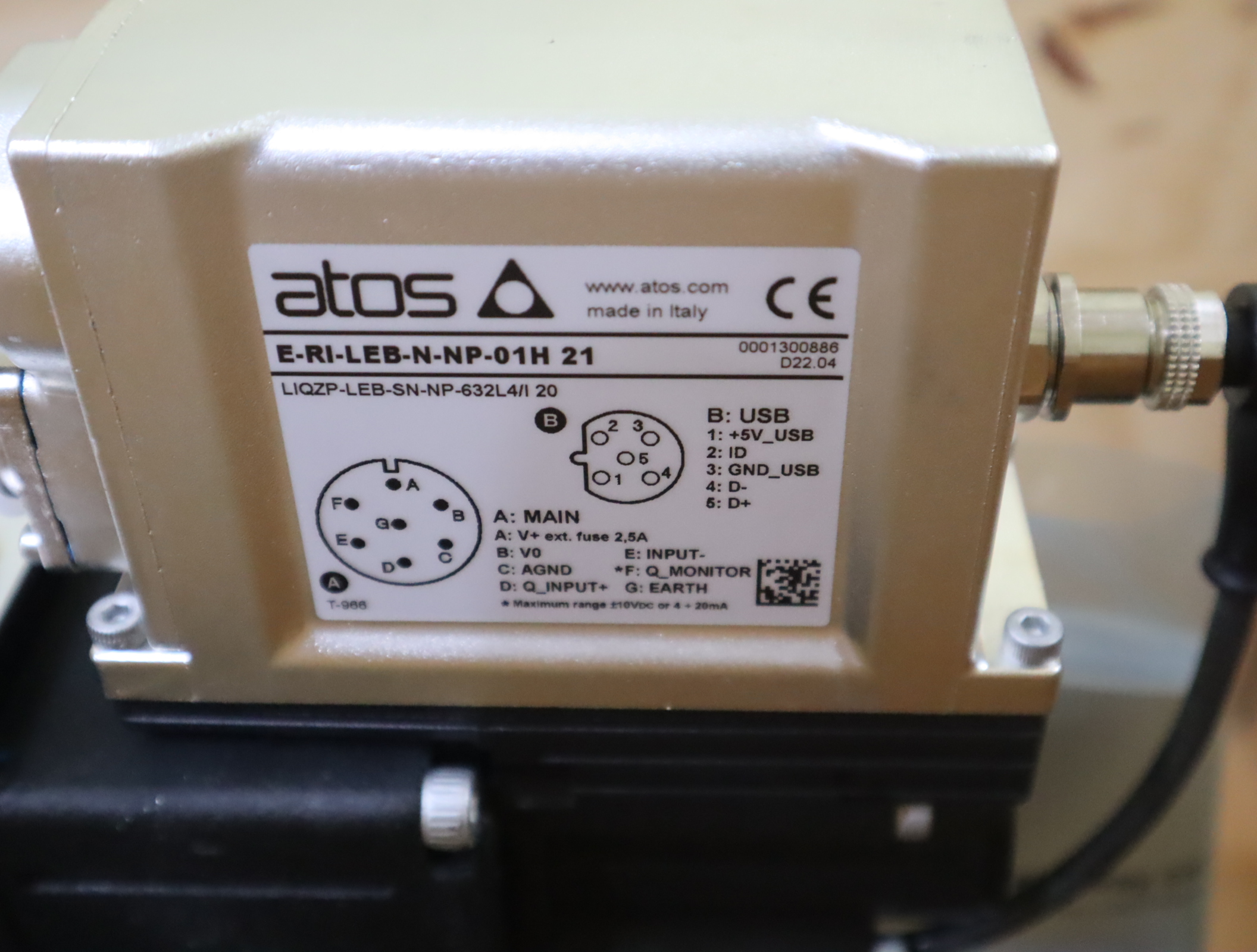 DLKZOR-LEB-SN-NP-160-L71/I 20 意大利阿托斯ATOS比例阀