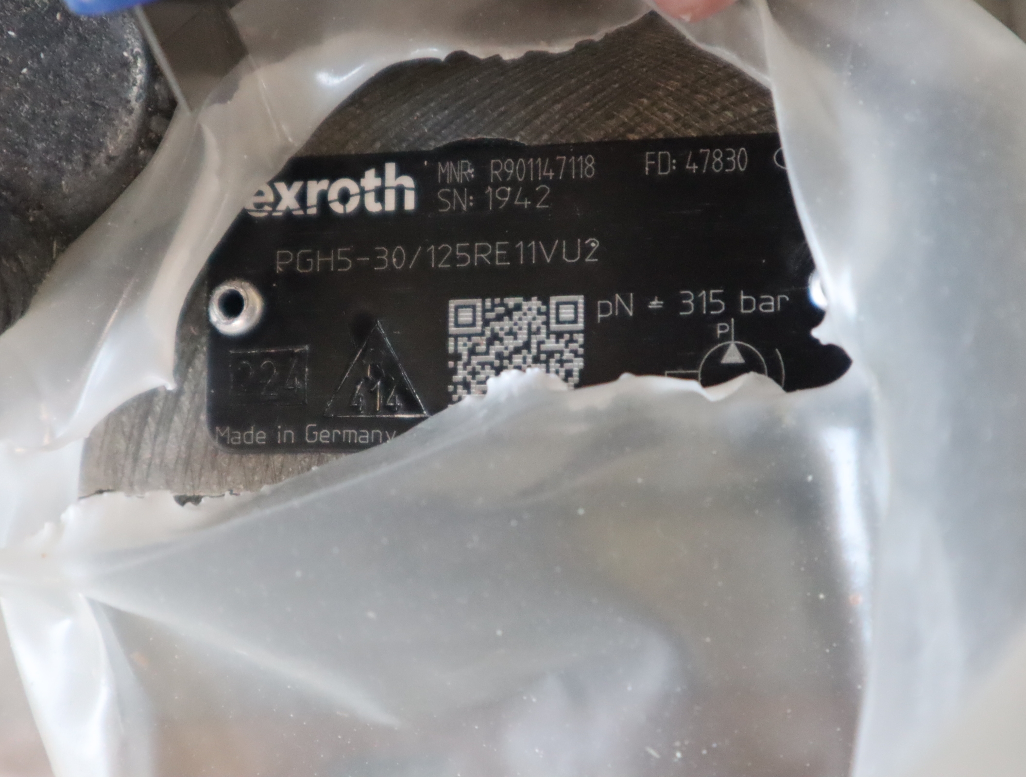 R901147118 PGH5-30/125RE11VU2 德国REXROTH力士乐高压内齿轮泵