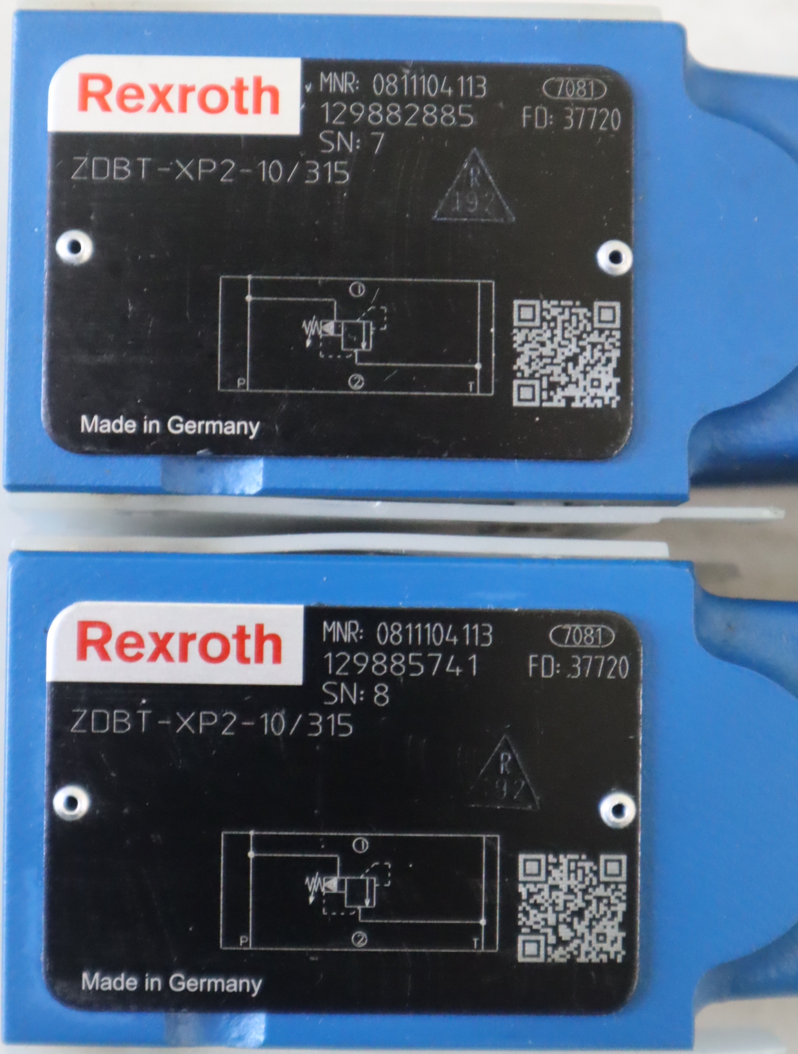 0811104113 ZDBT-XP2-10/315 ZDBT-XP2-1X/315 REXROTH比例阀