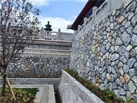 岁月如石 云灰碎拼石 不规则花岗岩贴墙石 仿古文化石外墙砖 
