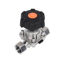 进口卫生级内螺纹隔膜阀 内丝扣隔断阀