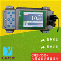 大禹仪表ORES-3000卡装式超声波流量计液体测量