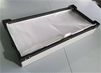 供应防尘帘蜂窝板周转箱高强度运输包装循环回收使用印刷pp塑料箱