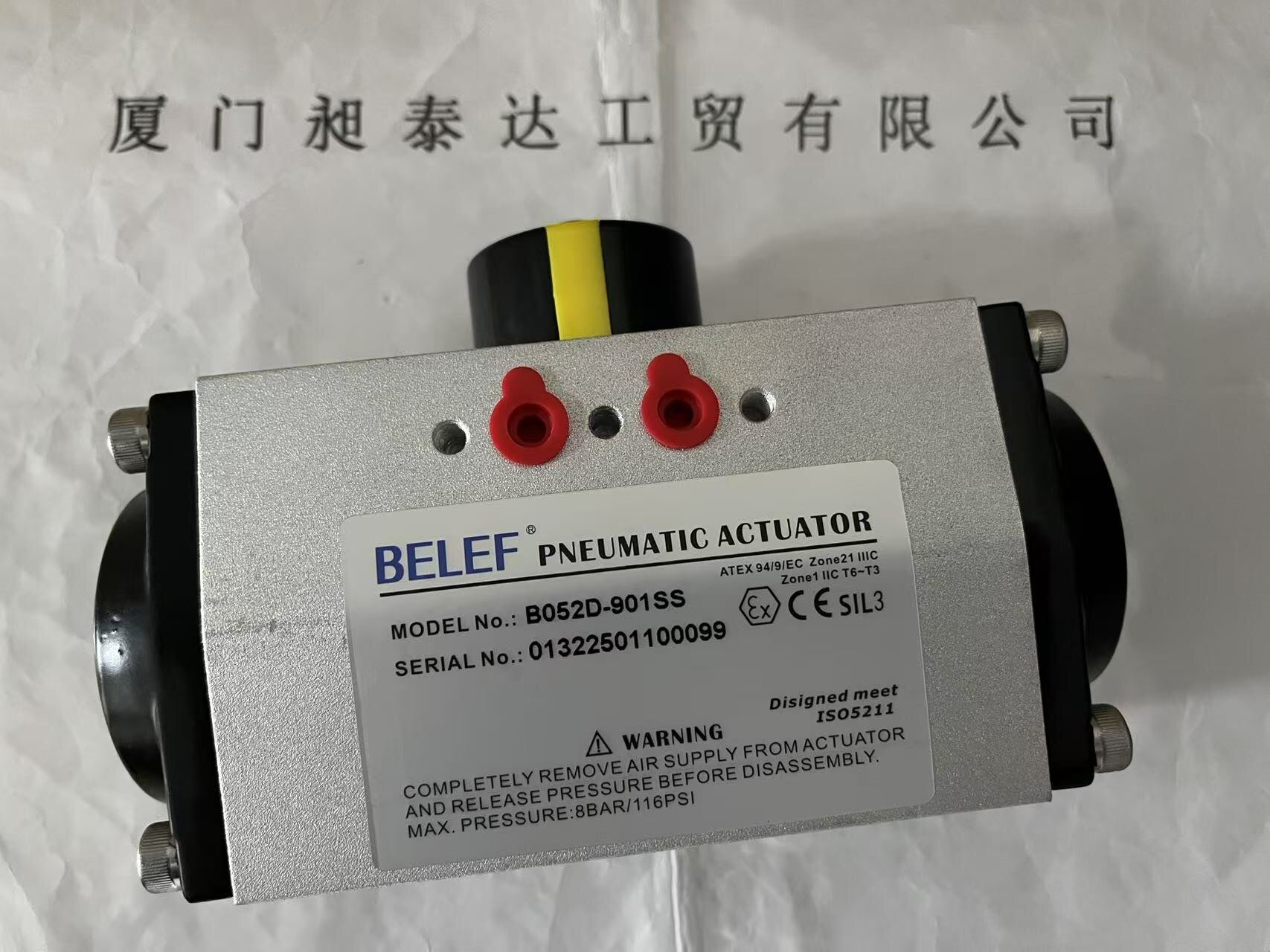 供应 BELEF 气动执行器B052D-901SS 全新