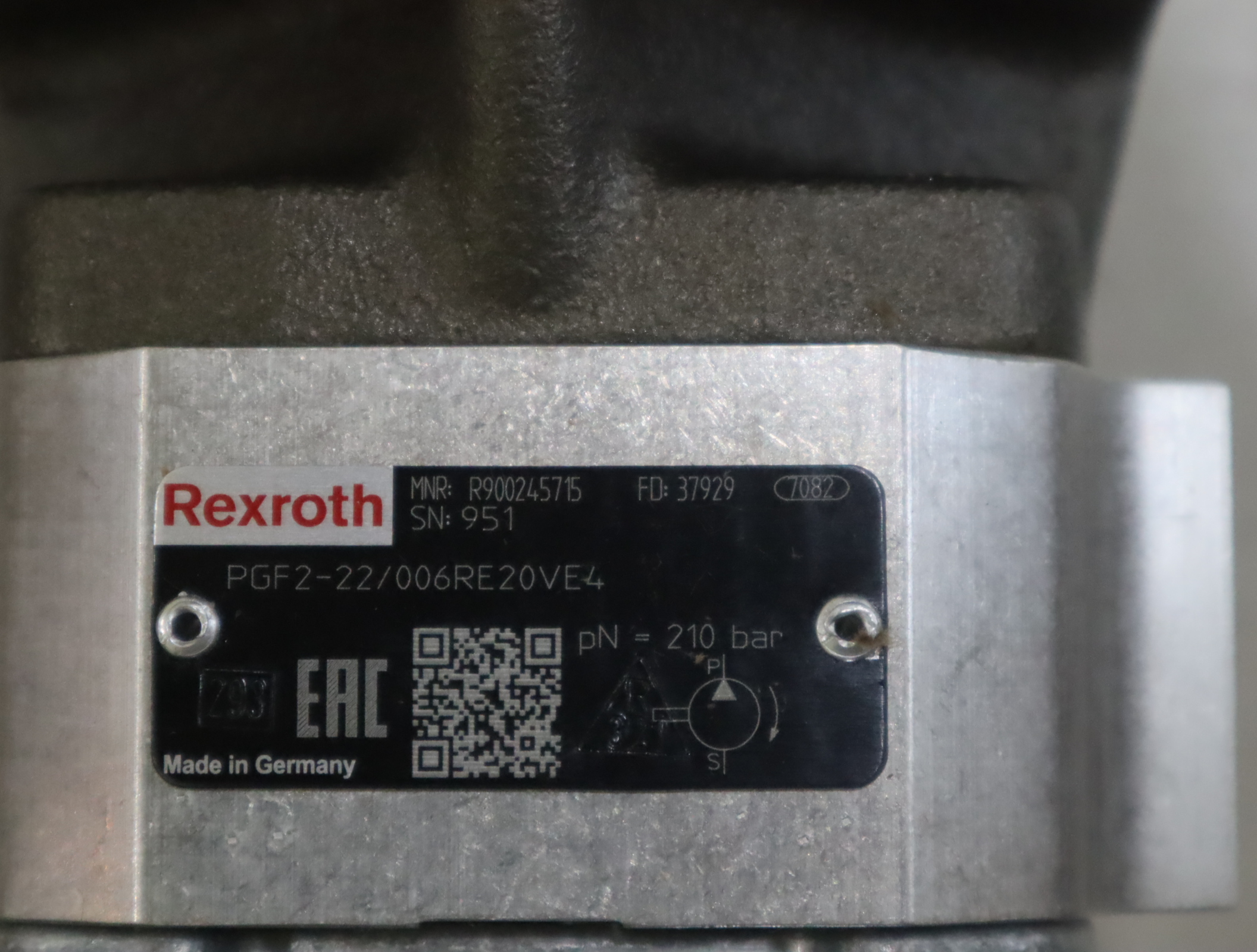 PGF2-22/006RE20VE4 R900245715 德国力士乐REXROTH齿轮泵