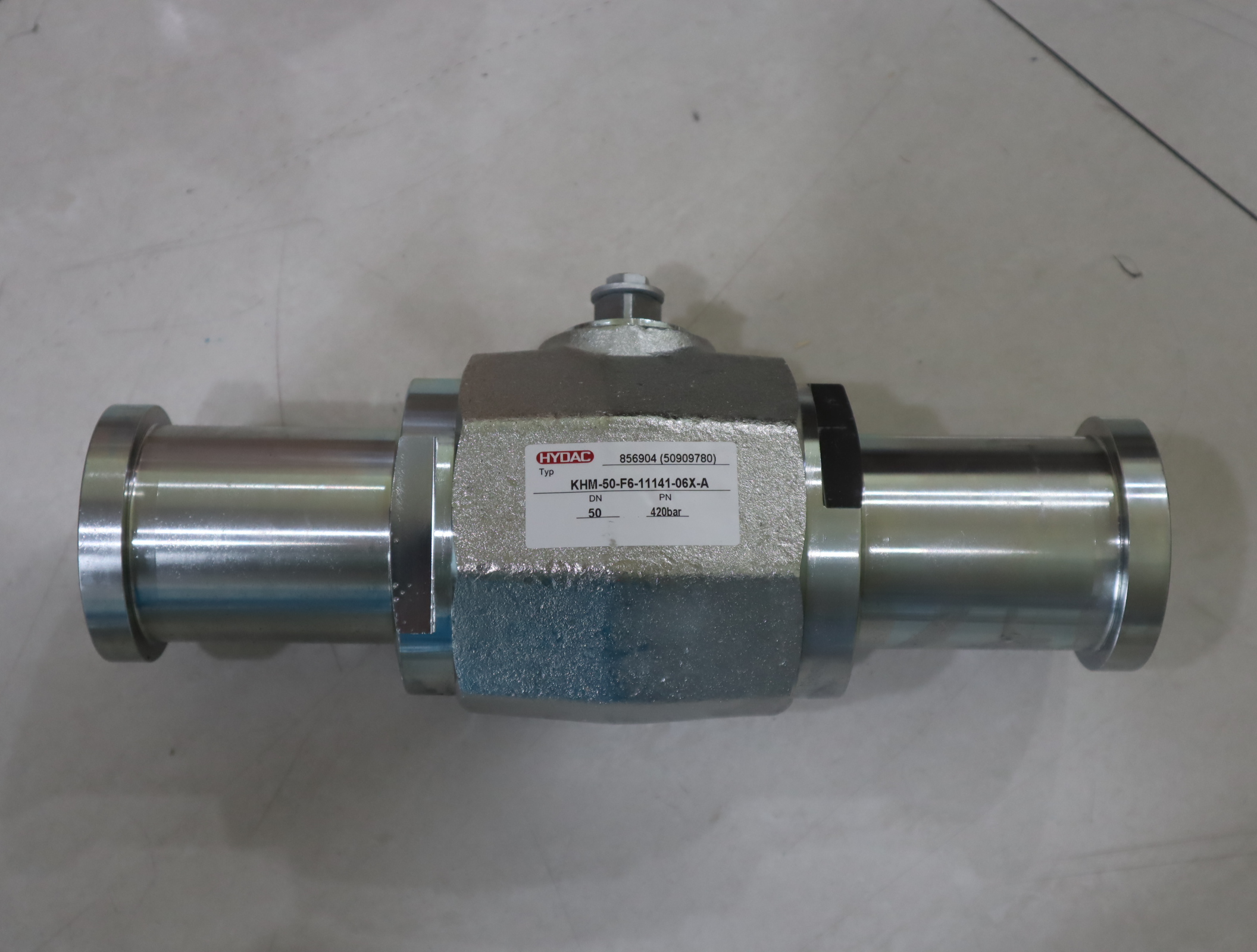 KHM-50-F6-11141-06X-A 856904 50909780德国贺德克HYDAC球阀