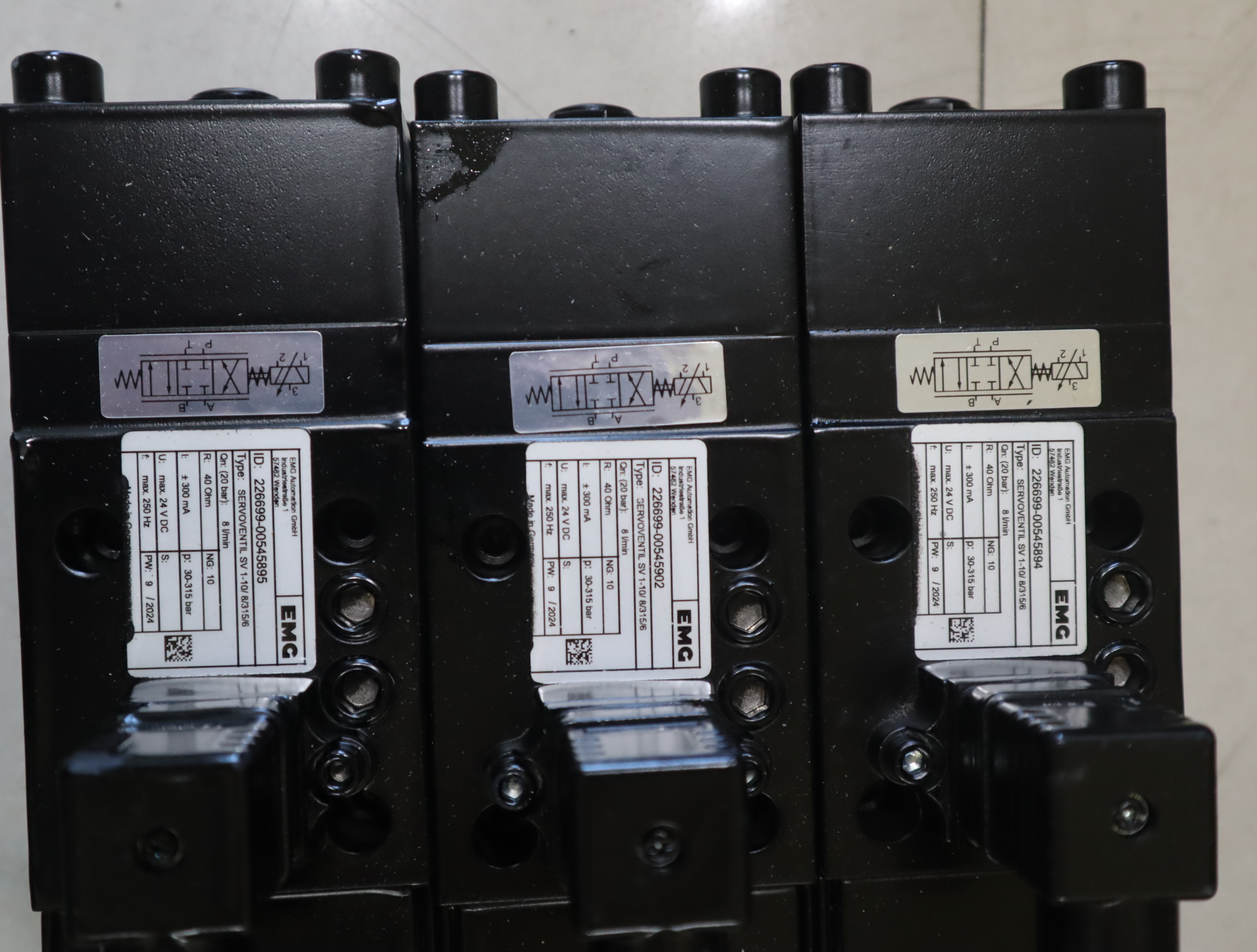 SERVOVENTIL SV 1-10/8/315/6 德国EMG伺服阀