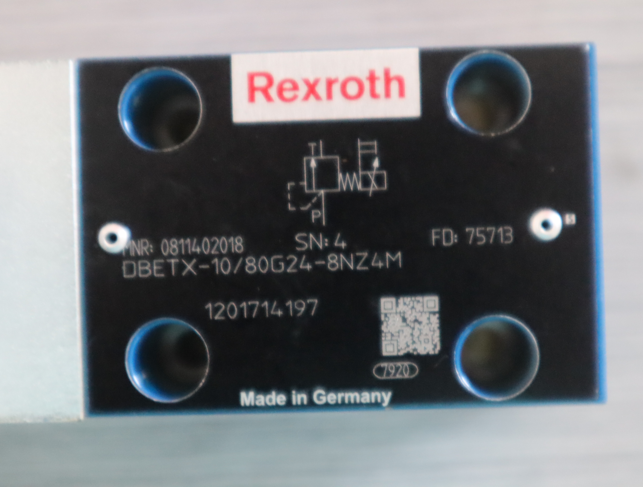 0811402018 DBETX-10/80G24-8NZ4M 德国力士乐REXROTH比例流量阀