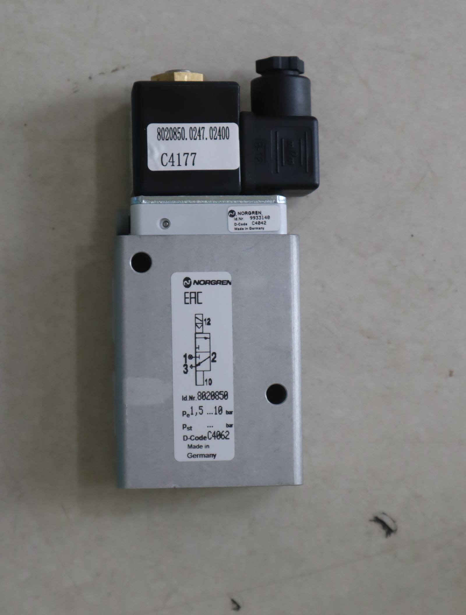 8020850.0247.02400 9933140 英国NORGREN诺冠气动阀