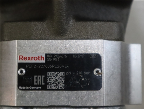 PGF2-2X/006RE20VE4 R900245715 德国力士乐REXROTH齿轮泵