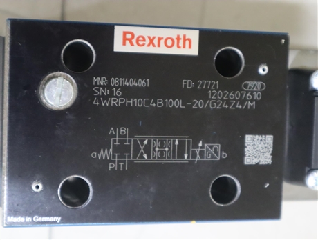 0811404061 4WRPH10C4B100L-2X/G24Z4/M 德国力士乐REXROTH比例阀