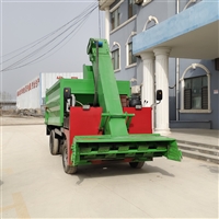 规模化肉牛场清粪车 柴油自卸式铲粪机 刮板式猪粪收集车