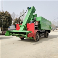 肉牛饲养扫粪车 刮板式铲粪车 自走式三轮清粪车