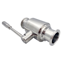 进口卫生级无滞留卡箍球阀