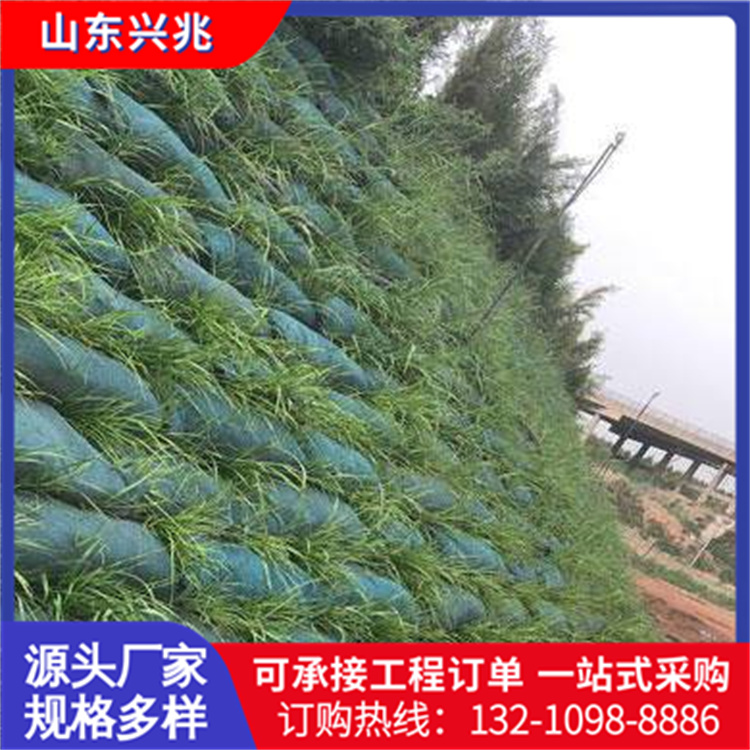 兴兆 40*60涤纶生态袋 河道生态护坡绿色环保无纺布袋 尺寸均可定制