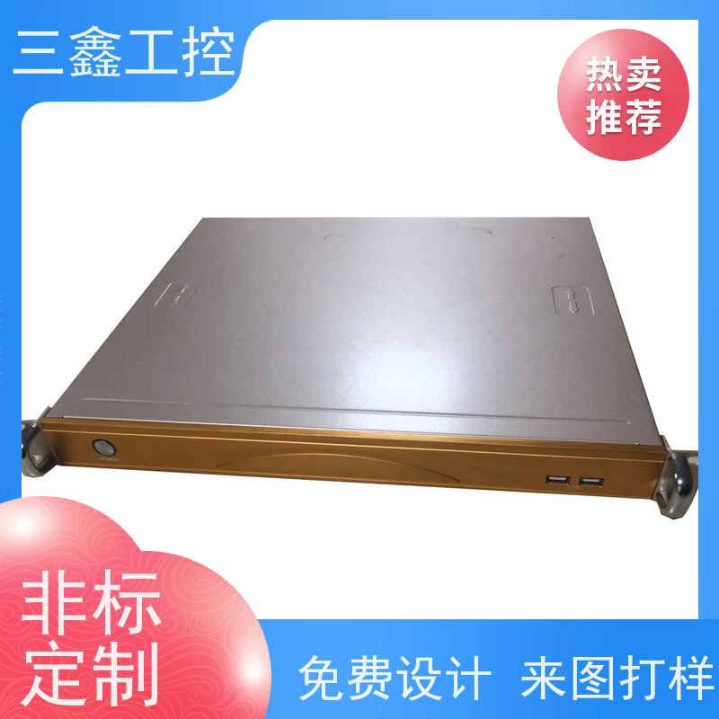 实体工厂1UDVR监控机箱 钣金加工 多硬盘位 TY-4UX喷塑工艺