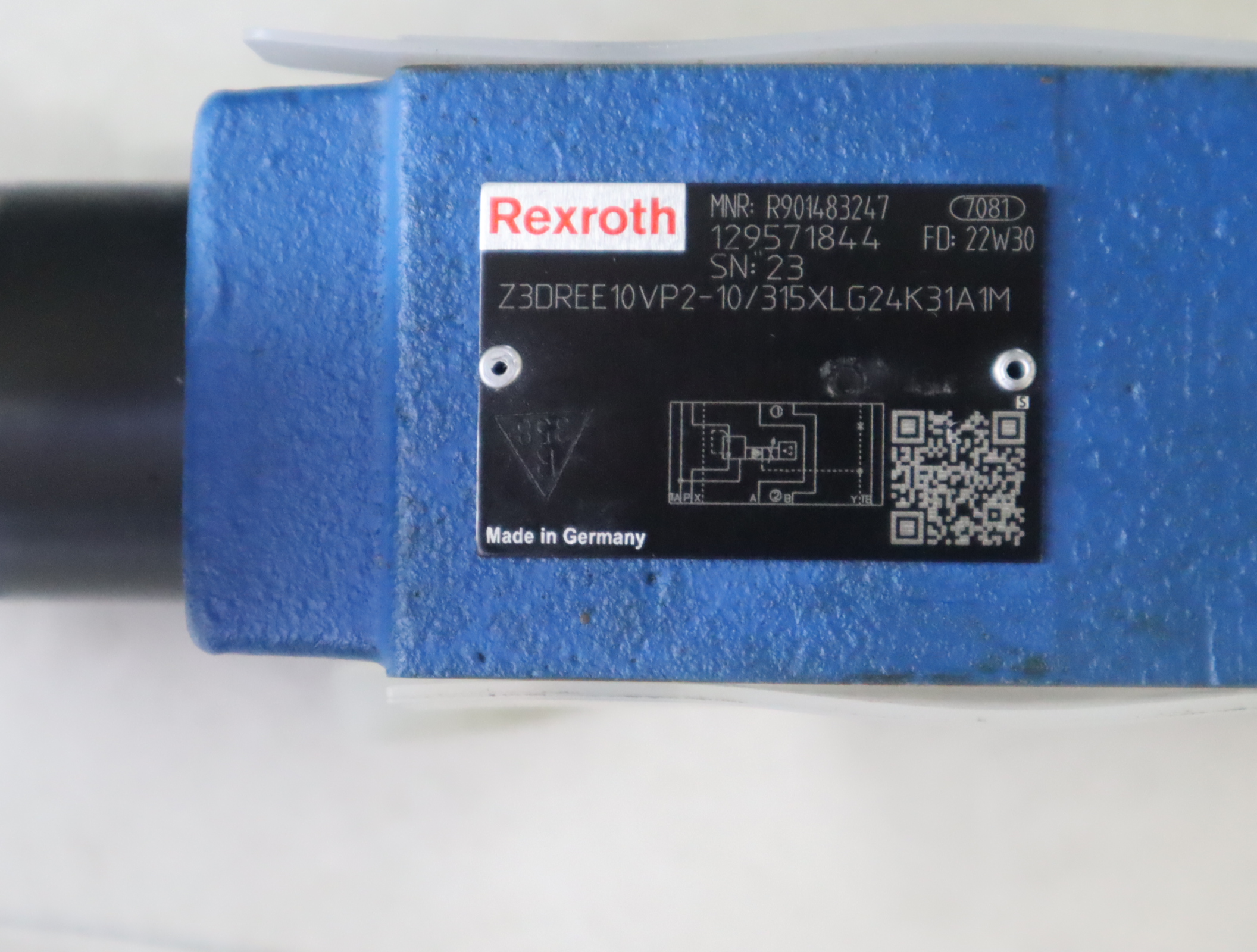 Z3DREE10VP2-10/315XLG24K31A1M R901483247 力士乐REXROTH比例阀