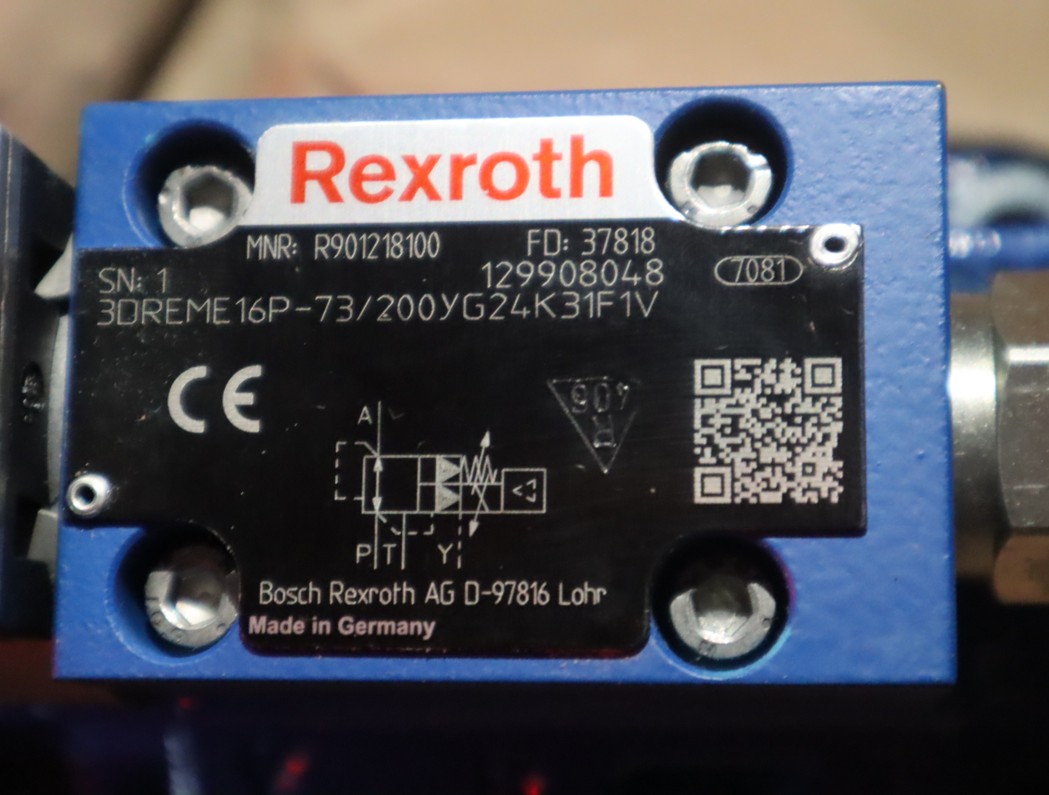 3DREME16P-7X/200YG24K31F1V R901218100 德国力士乐REXROTH减压阀