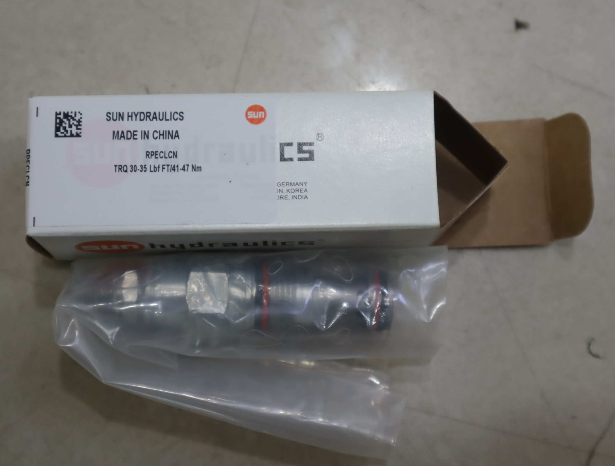 RPECLCN TRQ 30-35 LBF FT/41-47 NM 美国太阳SUN插装阀