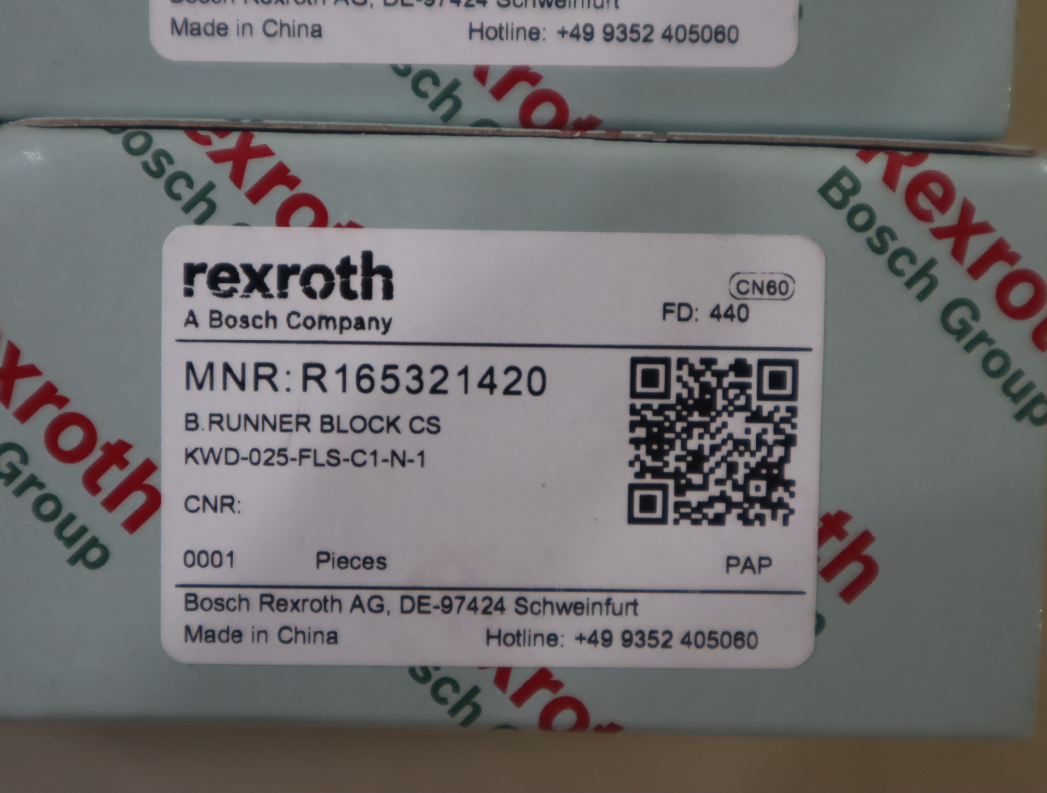 R165321420 KWD-025-FLS-C1-N-1 力士乐REXROTH滑块