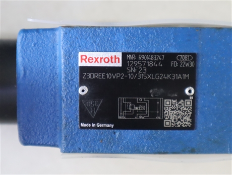 Z3DREE10VP2-10/315XLG24K31A1M R901483247 力士乐REXROTH比例阀