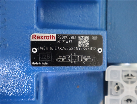 4WEH16E7X/6EG24N9EK4/B10 R900978983 德国力士乐REXROTH电液阀