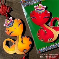 2025蛇年春节入户门中国结挂饰客厅电视背景墙面过年装饰挂件创意