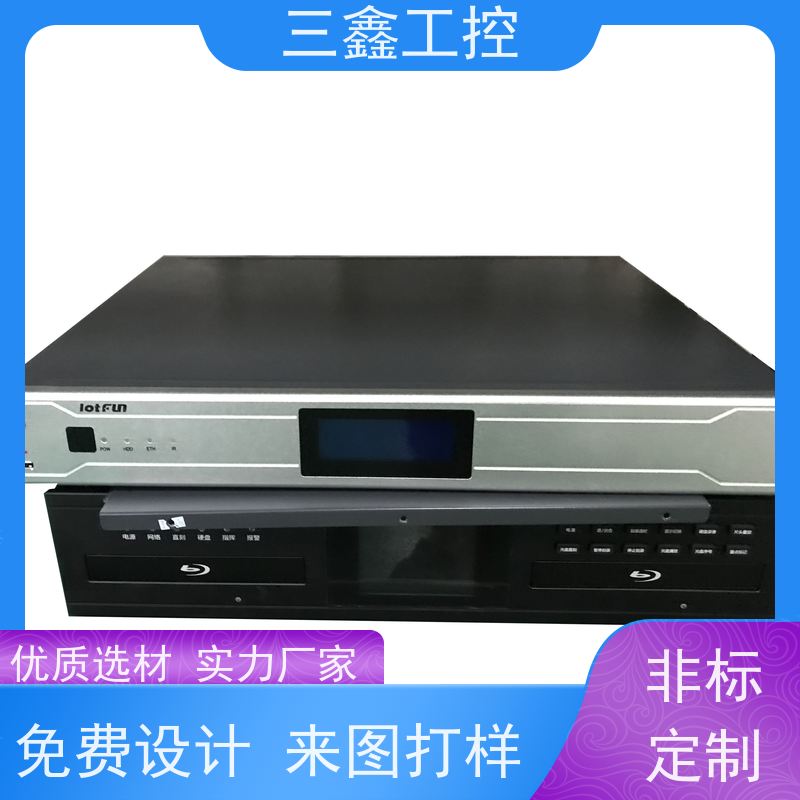 厂家供应2U不锈钢机箱 室外机柜 多硬盘位 TY-4UX喷塑工艺