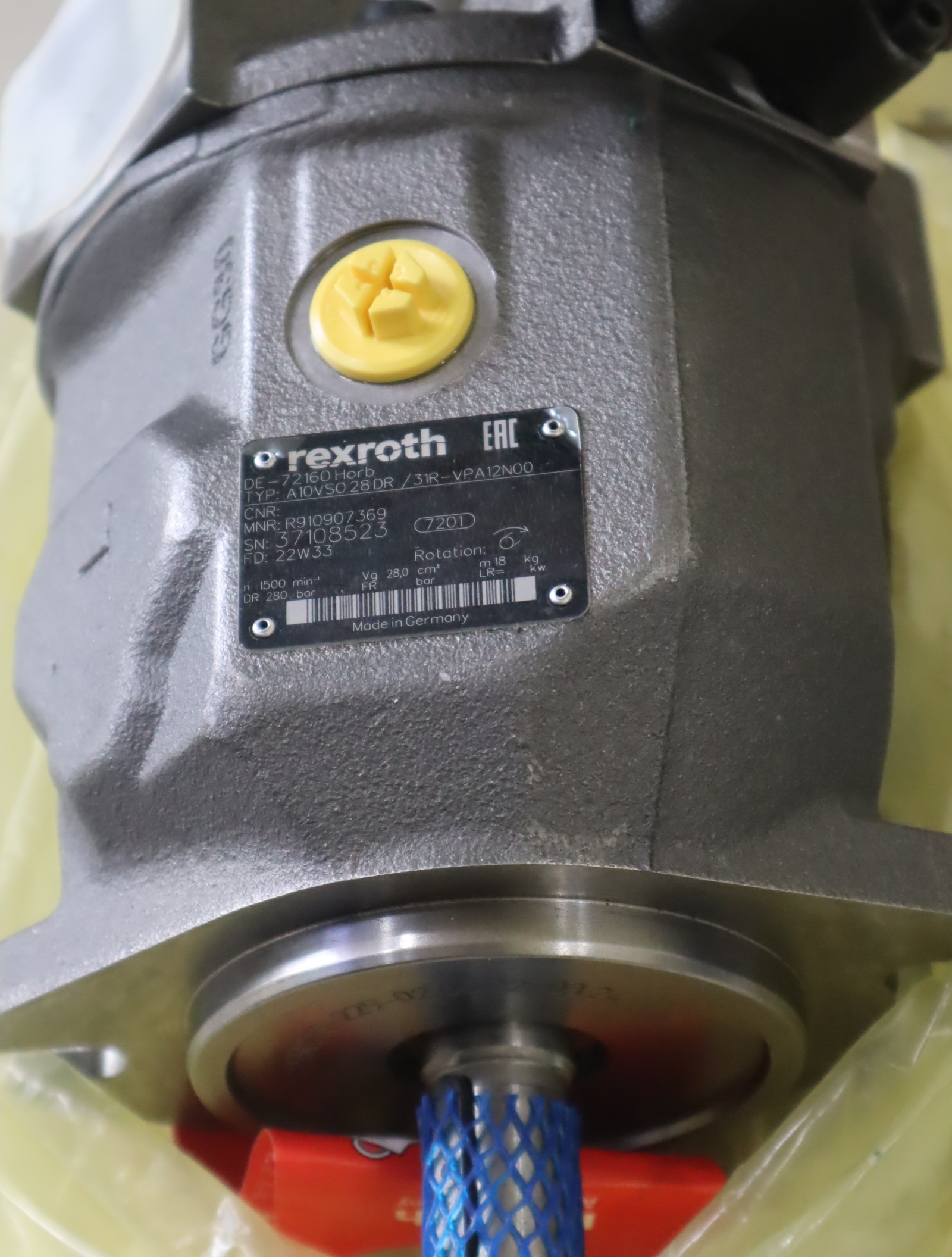 A10VSO28DR/31R-VPA12N00 R910907369 德国力士乐REXROTH柱塞泵