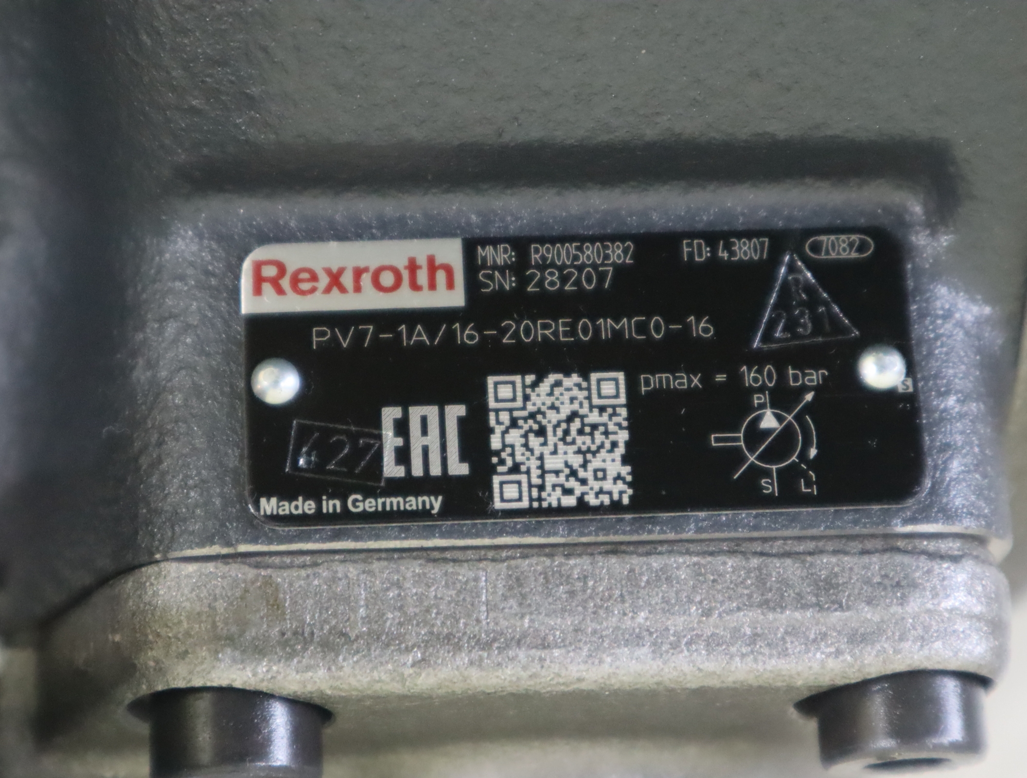 PV7-1A/16-20RE01MC0-16 R900580382 力士乐REXROTH叶片泵