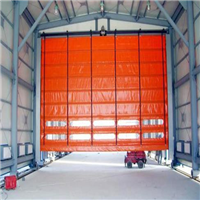 蛇口背带式PVC快速堆积门  抗风防尘  应用广泛