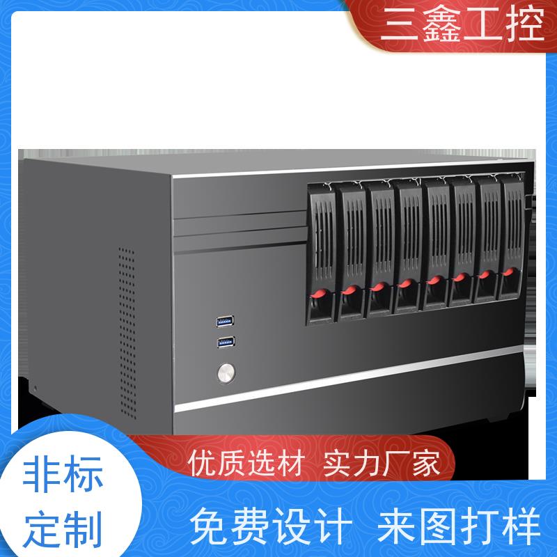 非标定制嵌入式仪表仪器机箱 机柜外壳 多硬盘位 TY-4UX喷塑工艺