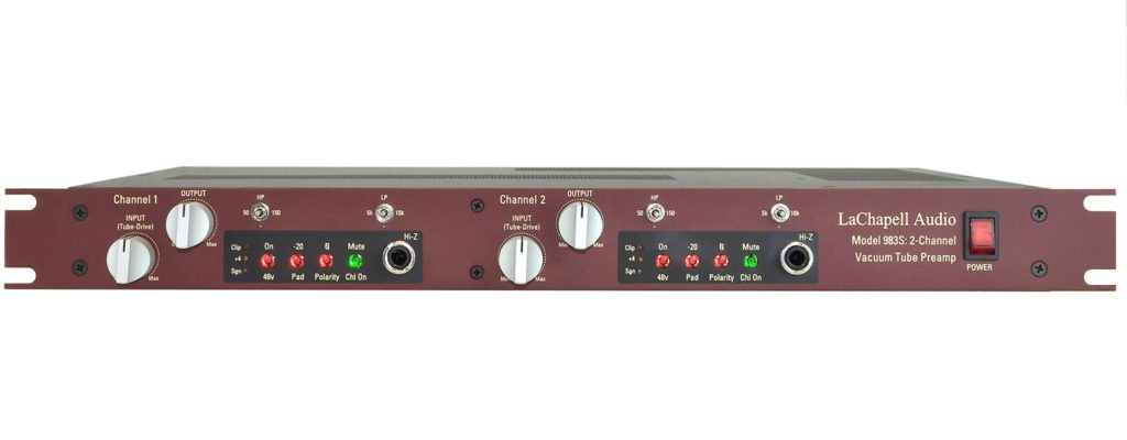 LaChapell Audio 983S双通道电子管话筒放大器